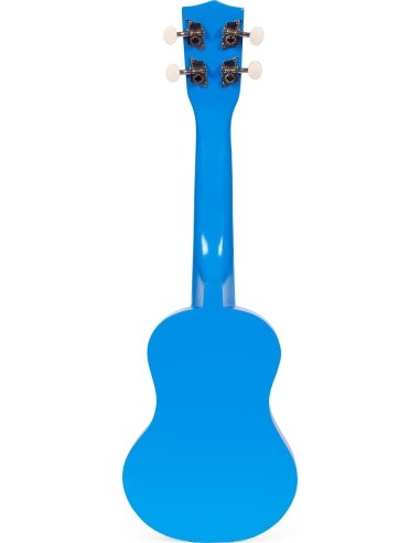 Vaikiška ukulelė medinė gitara 4 stygų nailono kramtukas ECOTOYS