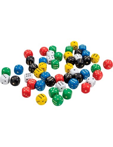 Wooden Dice Philos, 50 pcs 