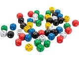 Wooden Dice Philos, 50 pcs 