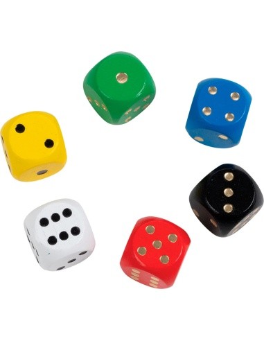 Wooden Dice Philos, 50 pcs 