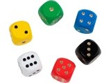 Wooden Dice Philos, 50 pcs 