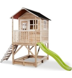 EXIT Loft 500 wooden playhouse - natural