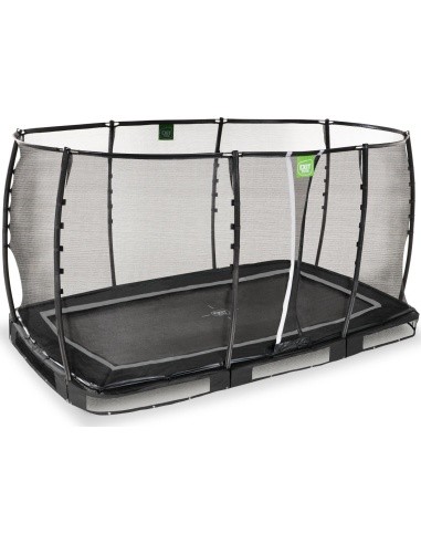 EXIT Allure Premium ground trampoline 214x366cm - black