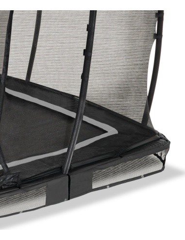 EXIT Allure Premium ground trampoline 214x366cm - black