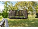 EXIT Allure Premium ground trampoline 214x366cm - black