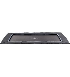 Įleidžiamas sportinis batutas EXIT Dynamic 305x519 cm, juodas
