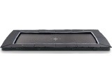 Įleidžiamas sportinis batutas EXIT Dynamic 305x519 cm, juodas