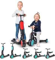 Children’s Multi-Purpose Vehicle 5-in-1 Worker Finfo - Blue