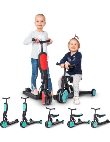 Children’s Multi-Purpose Vehicle 5-in-1 Worker Finfo - Blue