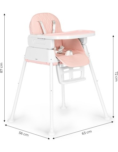 Vaiko maitinimo kėdutė 3in1 sulankstoma ECOTOYS