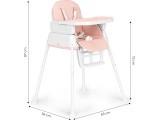 Vaiko maitinimo kėdutė 3in1 sulankstoma ECOTOYS