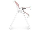 Feeding chair height adjustment eco leather straps double tray