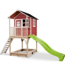 EXIT Loft 700 wooden playhouse - red