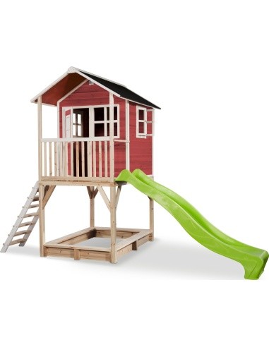 EXIT Loft 700 wooden playhouse - red