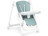 Feeding chair height adjustment eco leather straps double tray