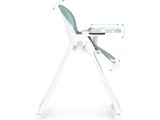 Feeding chair height adjustment eco leather straps double tray