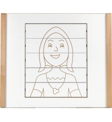 Girl. Manipulation panel