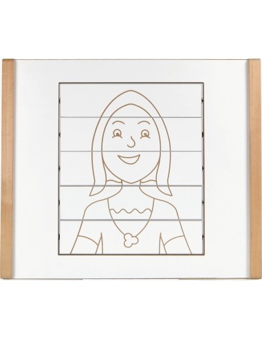Girl. Manipulation panel