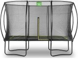 EXIT Silhouette trampoline 244x366cm - black Outdoor Rectangular Coil spring Above ground trampoline