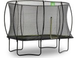 EXIT Silhouette trampoline 244x366cm - black Outdoor Rectangular Coil spring Above ground trampoline