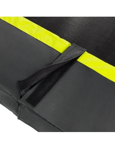 EXIT Silhouette trampoline 244x366cm - black Outdoor Rectangular Coil spring Above ground trampoline