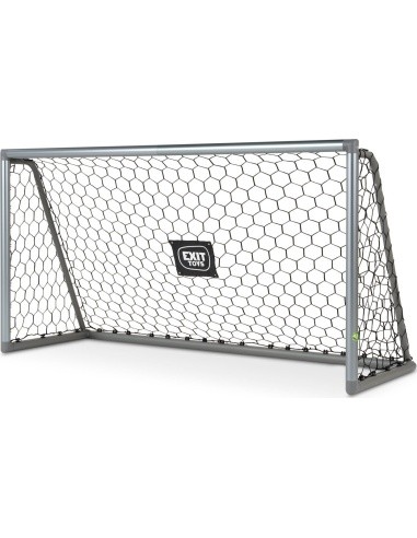 Prie grindų tvirtinami aliuminiai futbolo vartai EXIT Scala 220x120