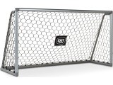 Prie grindų tvirtinami aliuminiai futbolo vartai EXIT Scala 220x120