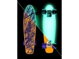 Glow-In-The-Dark Penny Board Street Surfing Beach Board Glow Mystic Forest 22.5”