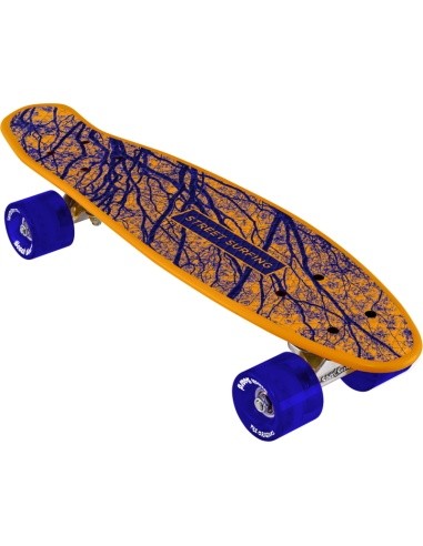 Šviečianti tamsoje mini riedlentė Street Surfing Beach Board Glow Mystic Forest 22.5”