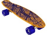Glow-In-The-Dark Penny Board Street Surfing Beach Board Glow Mystic Forest 22.5”
