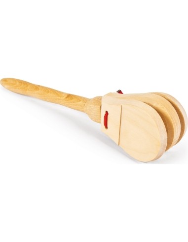 Castanets with a handle