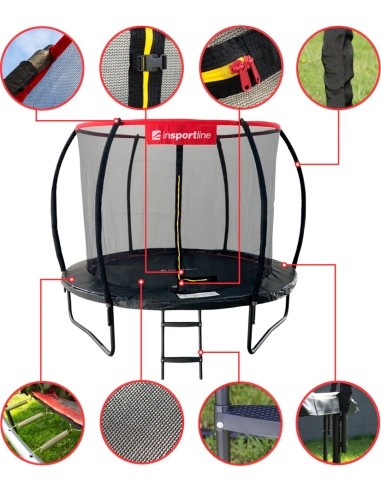 Trampoline Set inSPORTline Flea PRO 244 cm