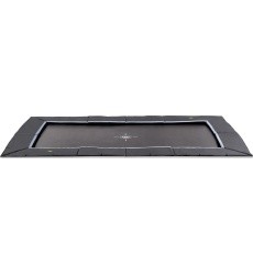 EXIT Dynamic ground level sports trampoline 275x458cm - black