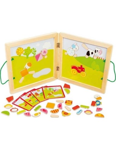 Farm. Magnetic puzzle