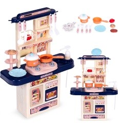 Kids kitchen sounds LED sink 10 accessories