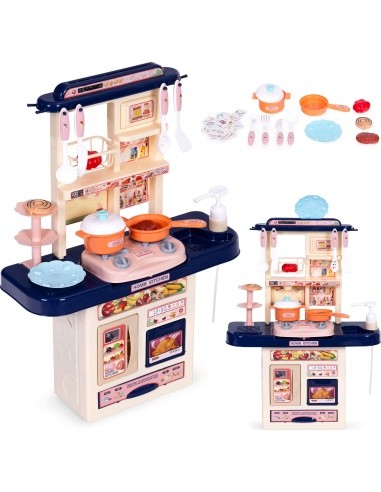 Kids kitchen sounds LED sink 10 accessories