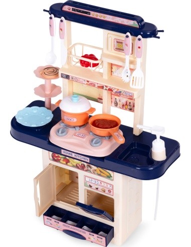 Kids kitchen sounds LED sink 10 accessories