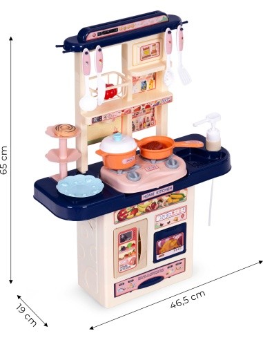 Kids kitchen sounds LED sink 10 accessories