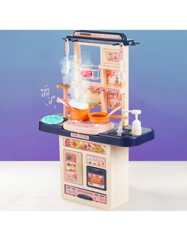 Kids kitchen sounds LED sink 10 accessories