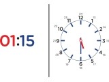 Clock dominos