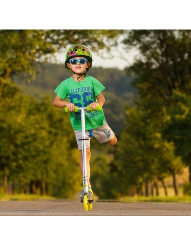 Paspirtukas WORKER Racer Urban Boy su šviečiančiais ratukais