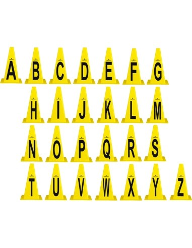 Plastic Cones inSPORTline Alphabet 23cm