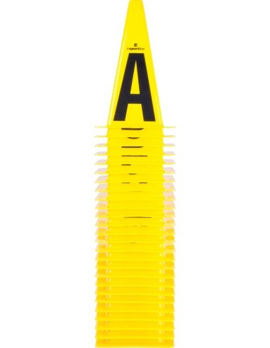 Plastic Cones inSPORTline Alphabet 23cm