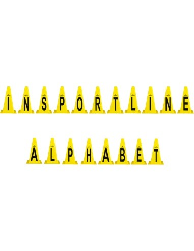 Plastikiniai kūgiai inSPORTline Alphabet 23 cm