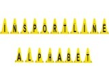 Plastikiniai kūgiai inSPORTline Alphabet 23 cm