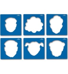 Maxi Faces. Stencils