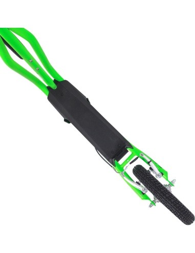 Paspirtukas su pripučiamais ratais inSPORTline Suter SE (iki 100kg) - Green