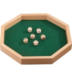 Kauliukų padėklas Philos Octagon, skersmuo: 28cm