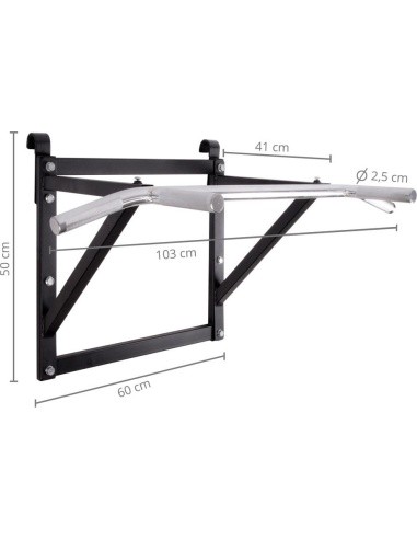 Skersinis montuojamas prie sienos / sienelės inSPORTline LCR-1115