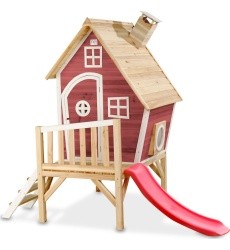 EXIT Fantasia 300 wooden playhouse - red